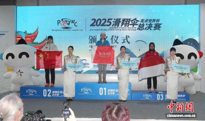 中国05后滑翔伞选手董文凯斩获年度总冠军 成为