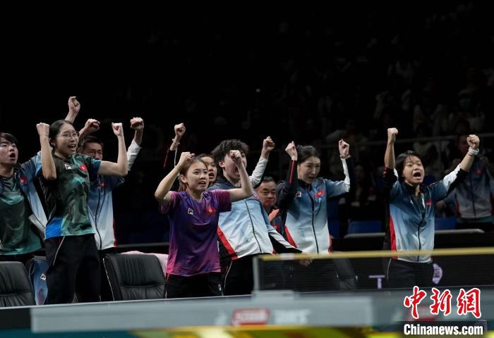 香港队在成都国际乒联混合团体世界杯击败罗马